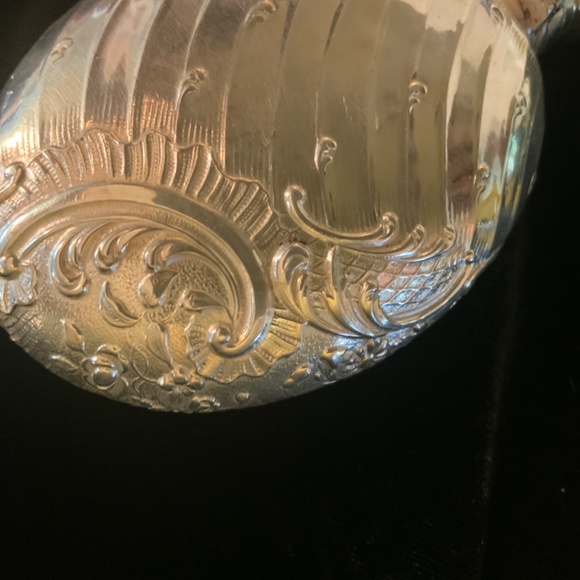 Antique Scrolling 1897 Birmingham Sterling Perfume/ Flask Hallmarked 4” - Picture 9 of 10